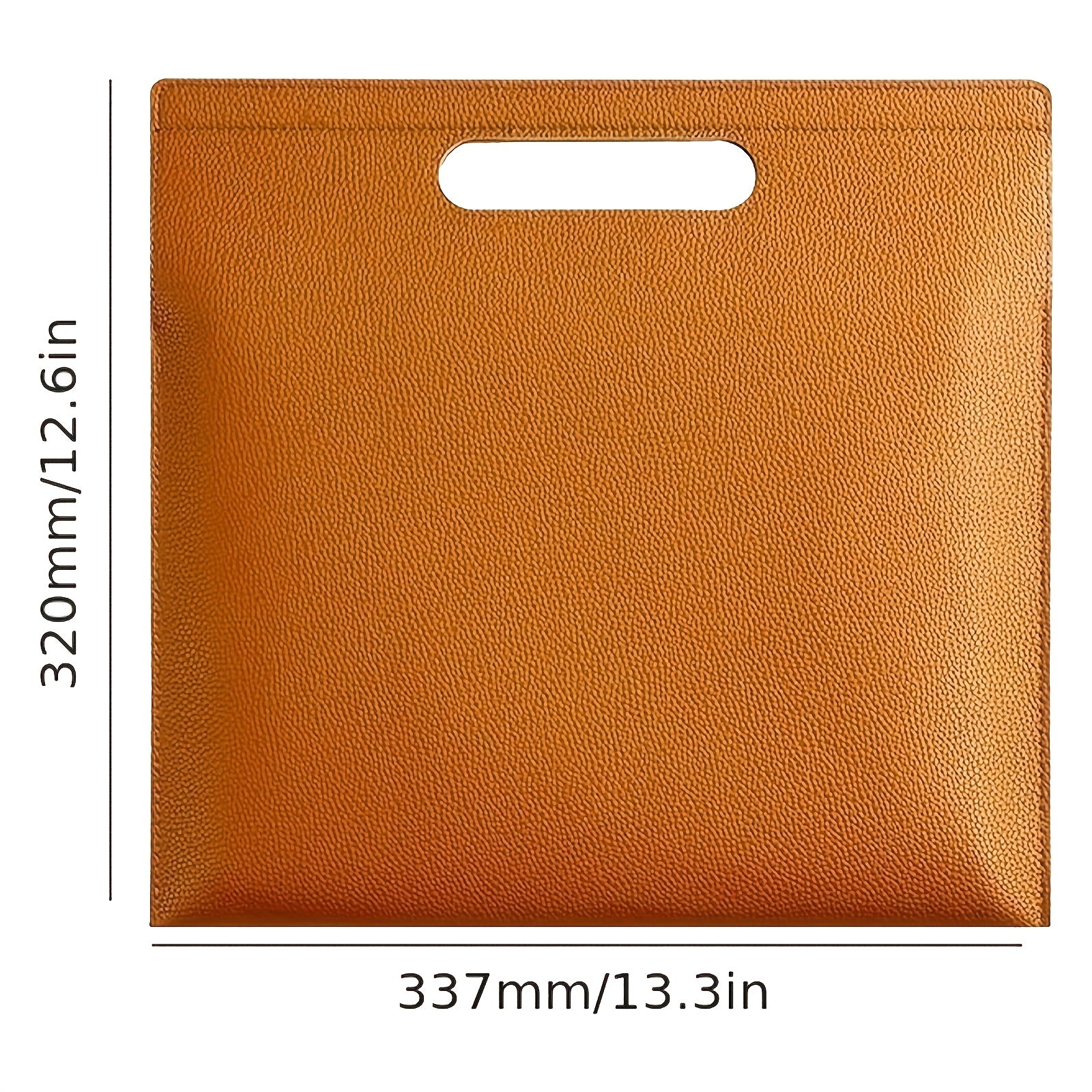 2pcs Letter Document Bag - Magnetic Closure, Faux Leather Folder, Large Capacity Business Organizer, Suitable for Exams And Storage. Heavy Duty File Folder for School