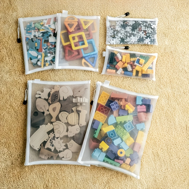 12pcs Large-capacity Office Mesh Zipper Bag Set in Three Sizes, Featuring Mesh Design Transparent Document Holders, Pencil Cases, Puzzle Storage Bags, Zippered Briefcases, Portable Travel Organizers, and Graduation Season Gifts