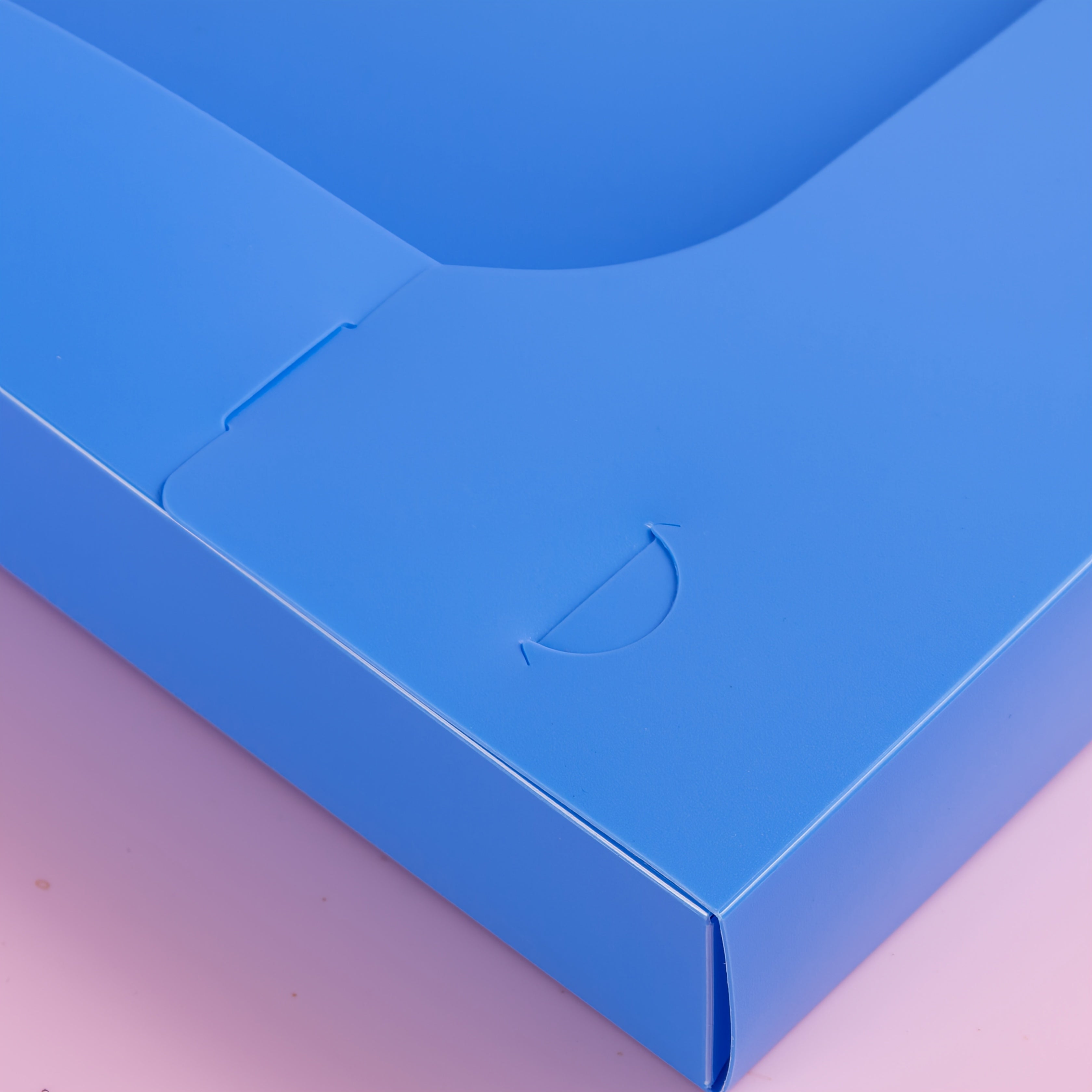 Seven Light Blue A4 File Boxes for Storing Documents, Accounting Vouchers, And Personnel Files, Thickened Office Supplies for Organizing Materials