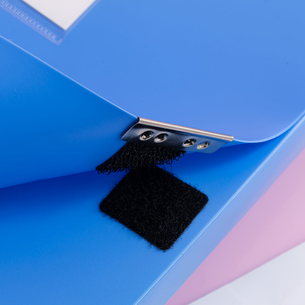 Seven Light Blue A4 File Boxes for Storing Documents, Accounting Vouchers, And Personnel Files, Thickened Office Supplies for Organizing Materials