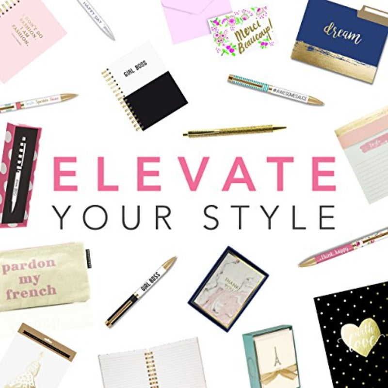 Set of 9 Elegant Golden Foil Lettering File Folders with 3 Cut Tab Designs - Durable Coated Cardstock Letter Size Organizers, Pastel Colors (Pink, Light, Dark Grey) & Golden Accent Labels for Office, Home, School - Decorative & Functional Document O