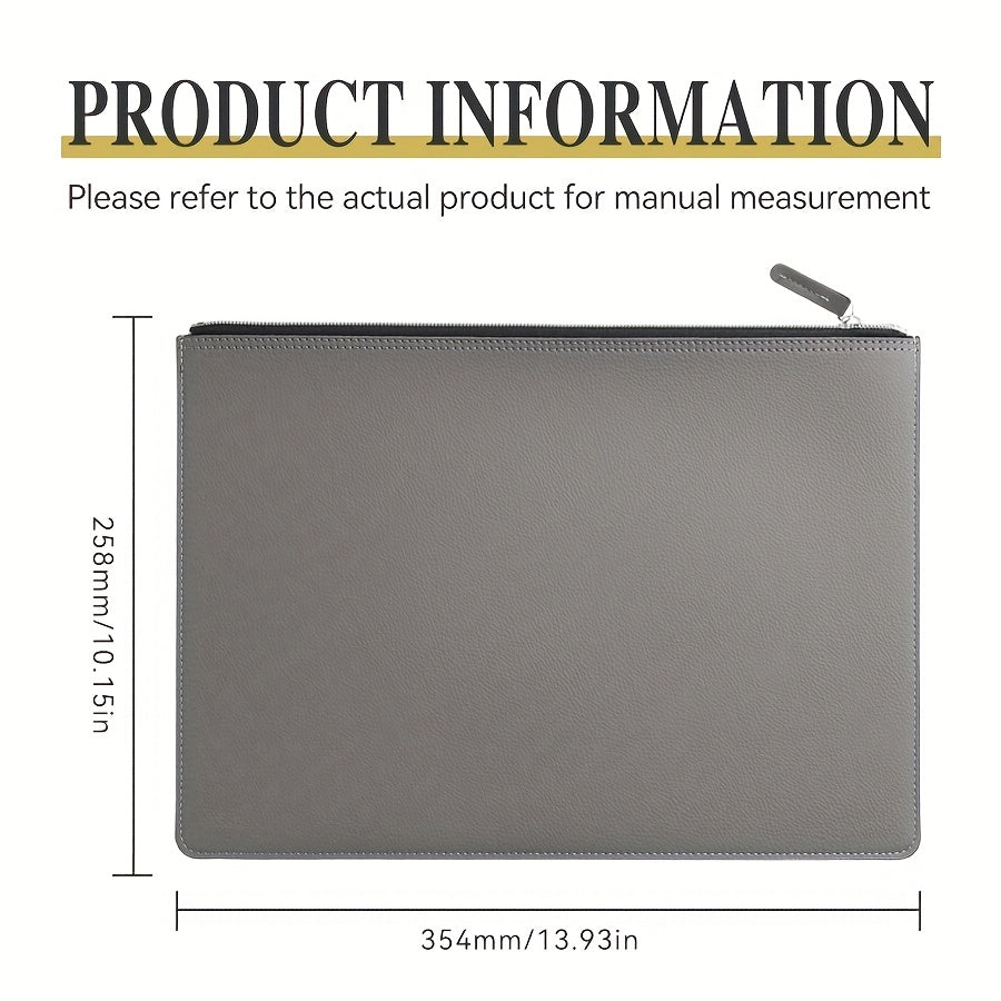 Large Capacity A4 Document • Refined Zipper to Prevent Items from Falling Out • Available in Multiple Colors • Business And Office Document Storage