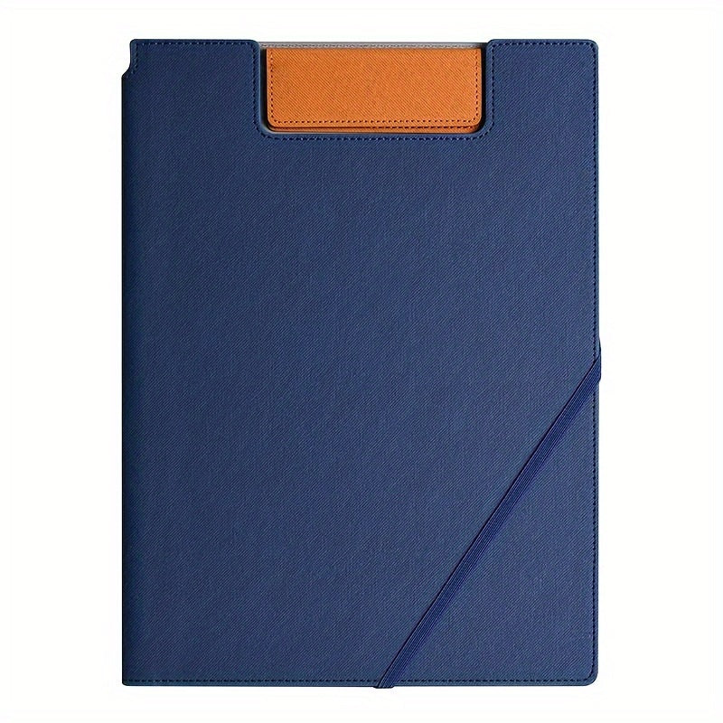 1pc Large Capacity Storage Document Bag Made Of A4 Faux Leather, Versatile Folder for Business Office Documents And Archives