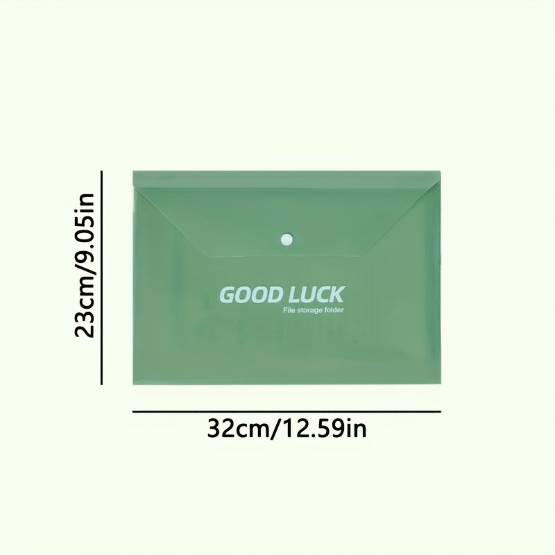 Morandi Style Set of 5 Gradient Color Folders - Thick And Spacious, Document Bags, School Supplies, Student Essentials, Office And Home Exam Paper Organizers - Durable Plastic File Organizers with Labeled Space, Office Accessories | Transparent Fold